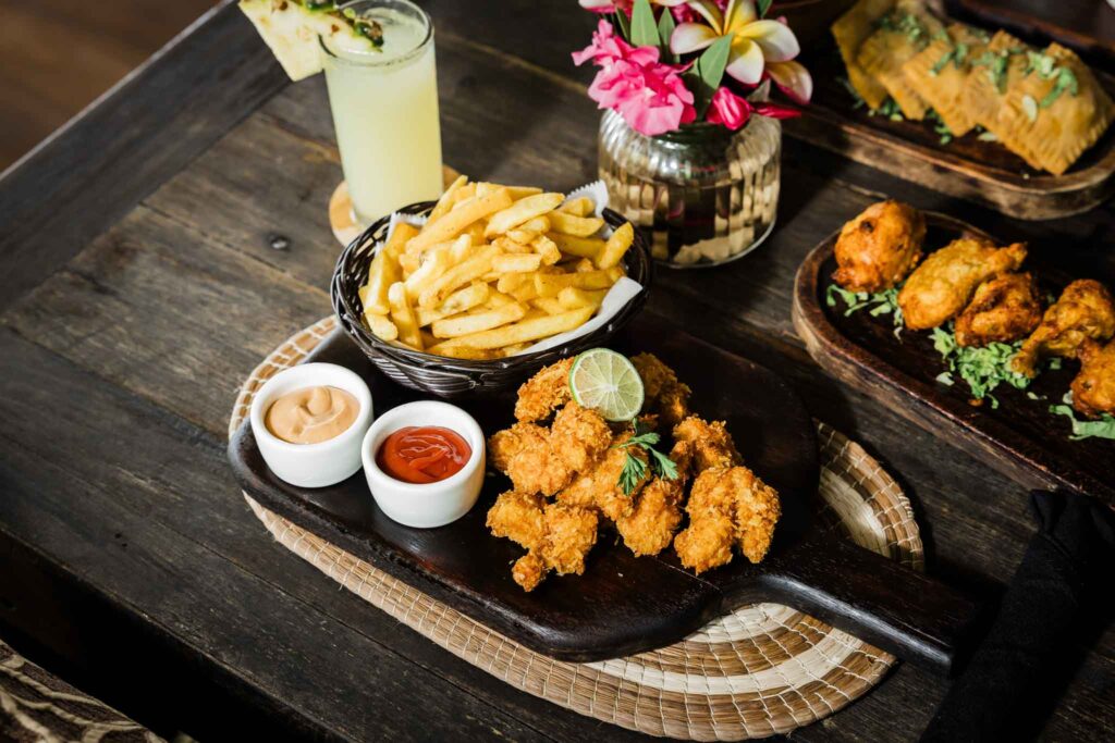 Chicken fingers at Umaya Restaurant