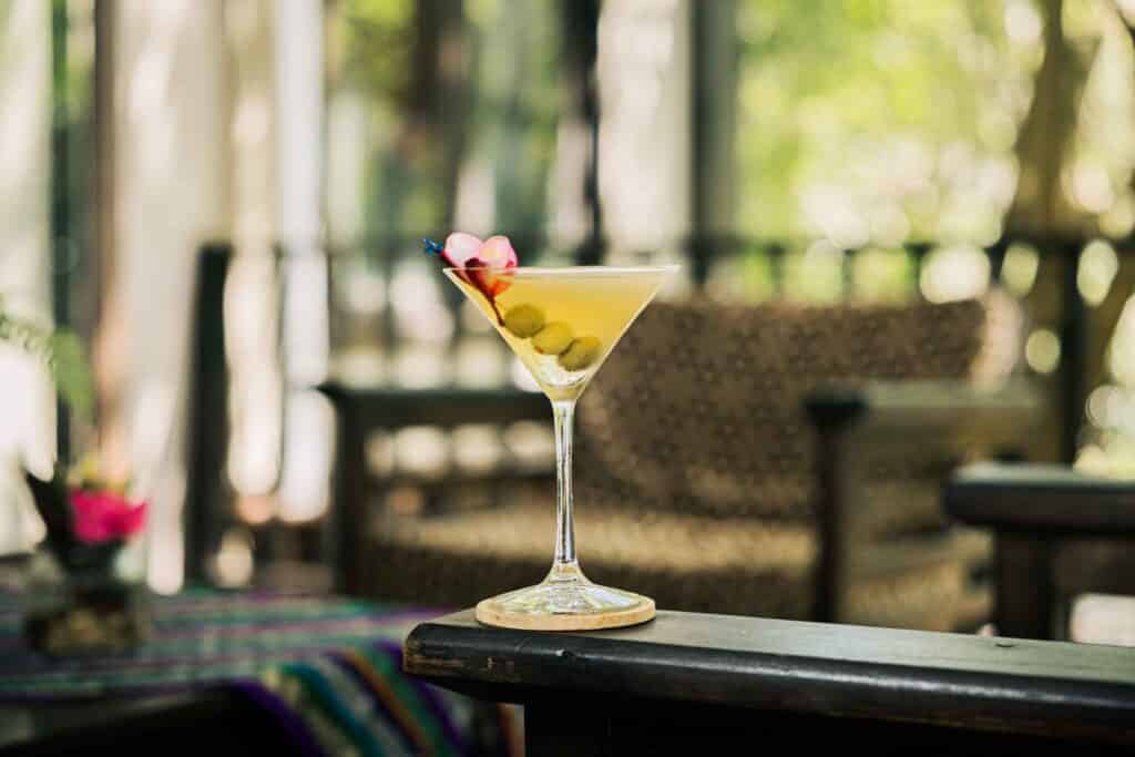 A martini at Laguna Restaurant
